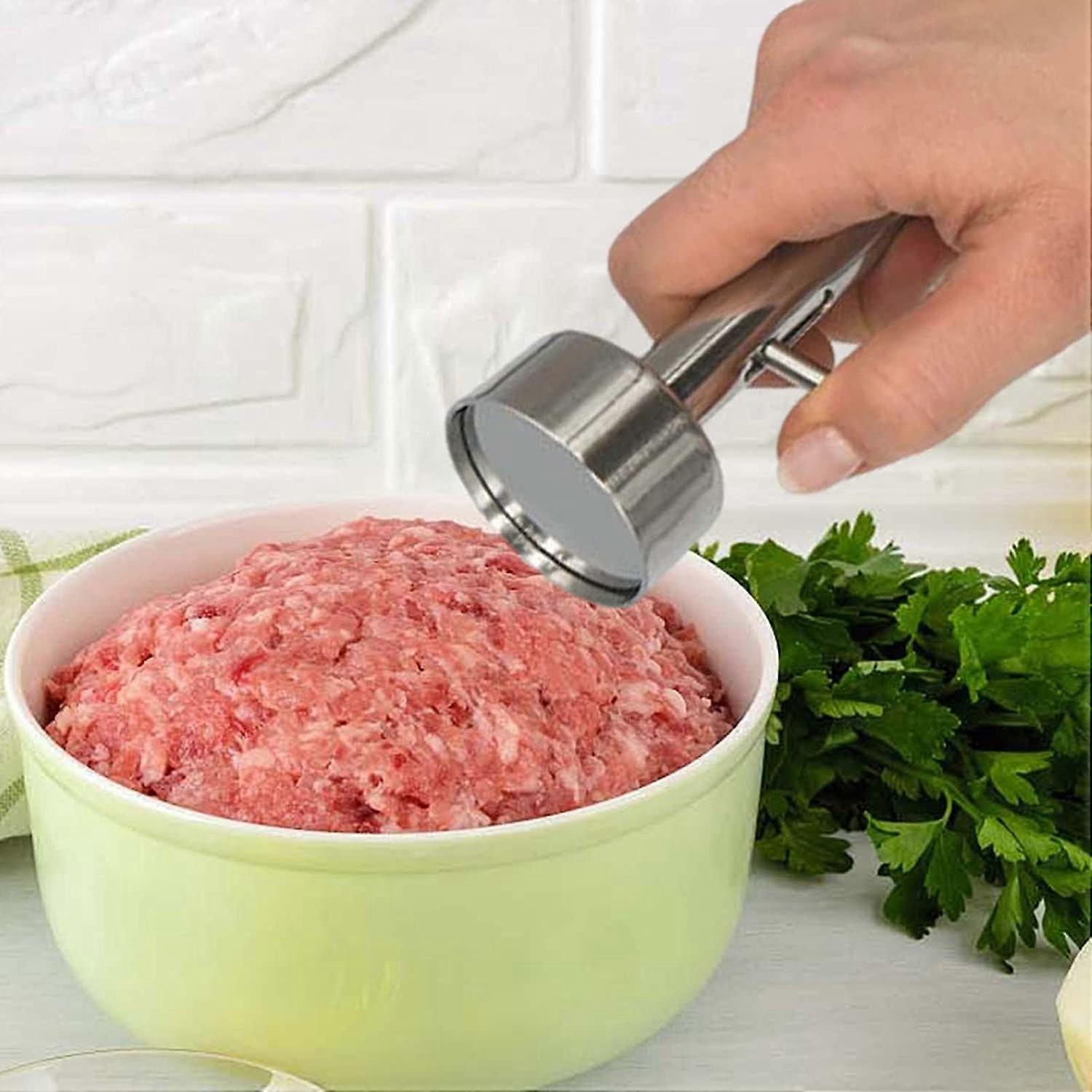 Stampo Per Falafel - Pala Per Polpette 4cm Antiaderente, Facile Da Pulire, Acciaio Inox - Foto 3