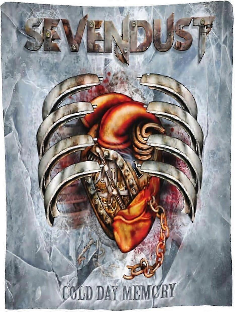 بطانية خفيفة الوزن من Sevendust بطانية صغيرة ناعمة طوال الموسم من روك باند بطانية الفانيلا لأريكة الأريكة والسفر في الهواء الطلق -ct1jvrivjh2250