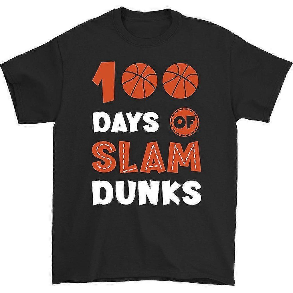 100  Slam Dunks Crew Neck T-Shirt