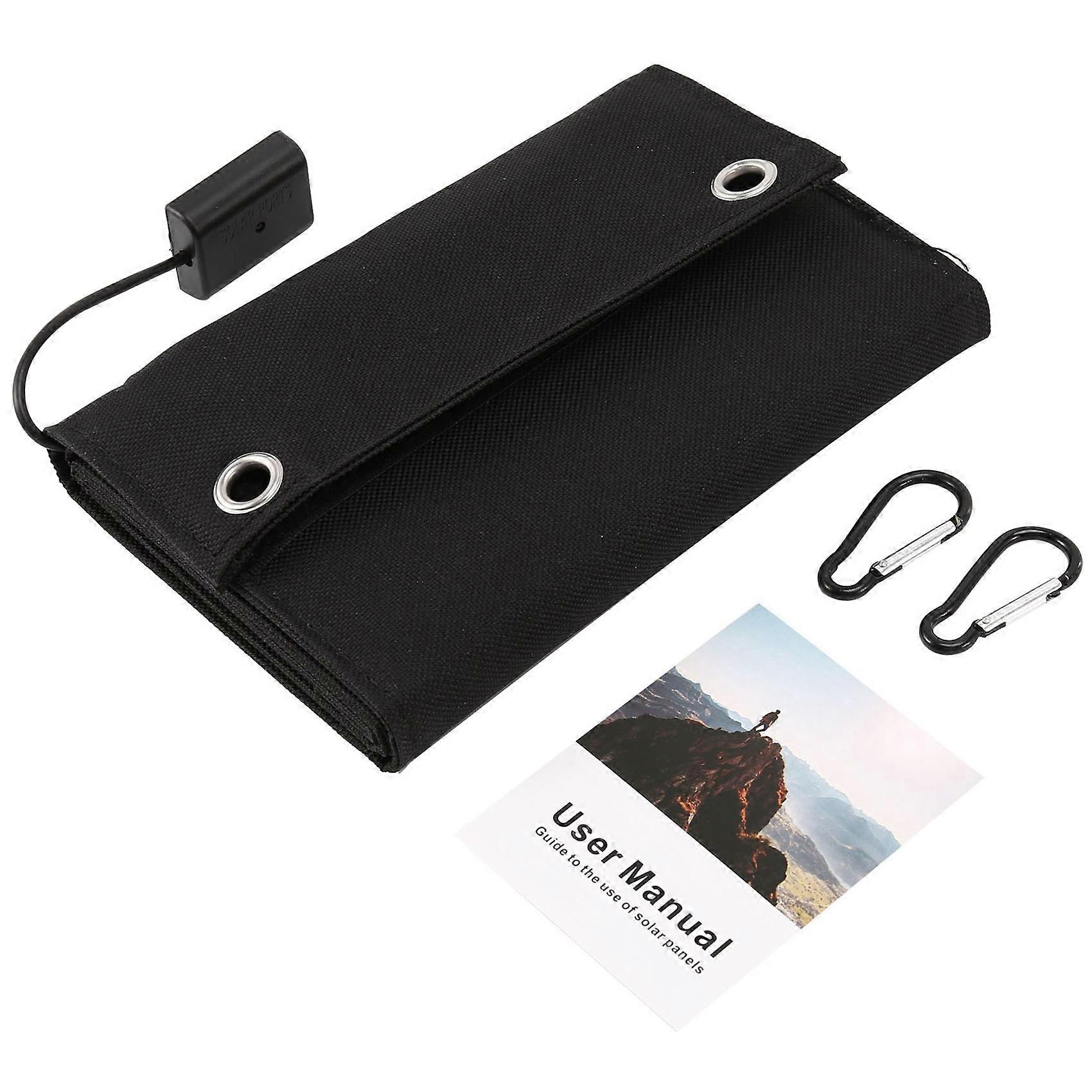 12W Foldable USB Solar Panel Portable Folding Waterproof Solar Panel Charger Outdoor Mobile Power B