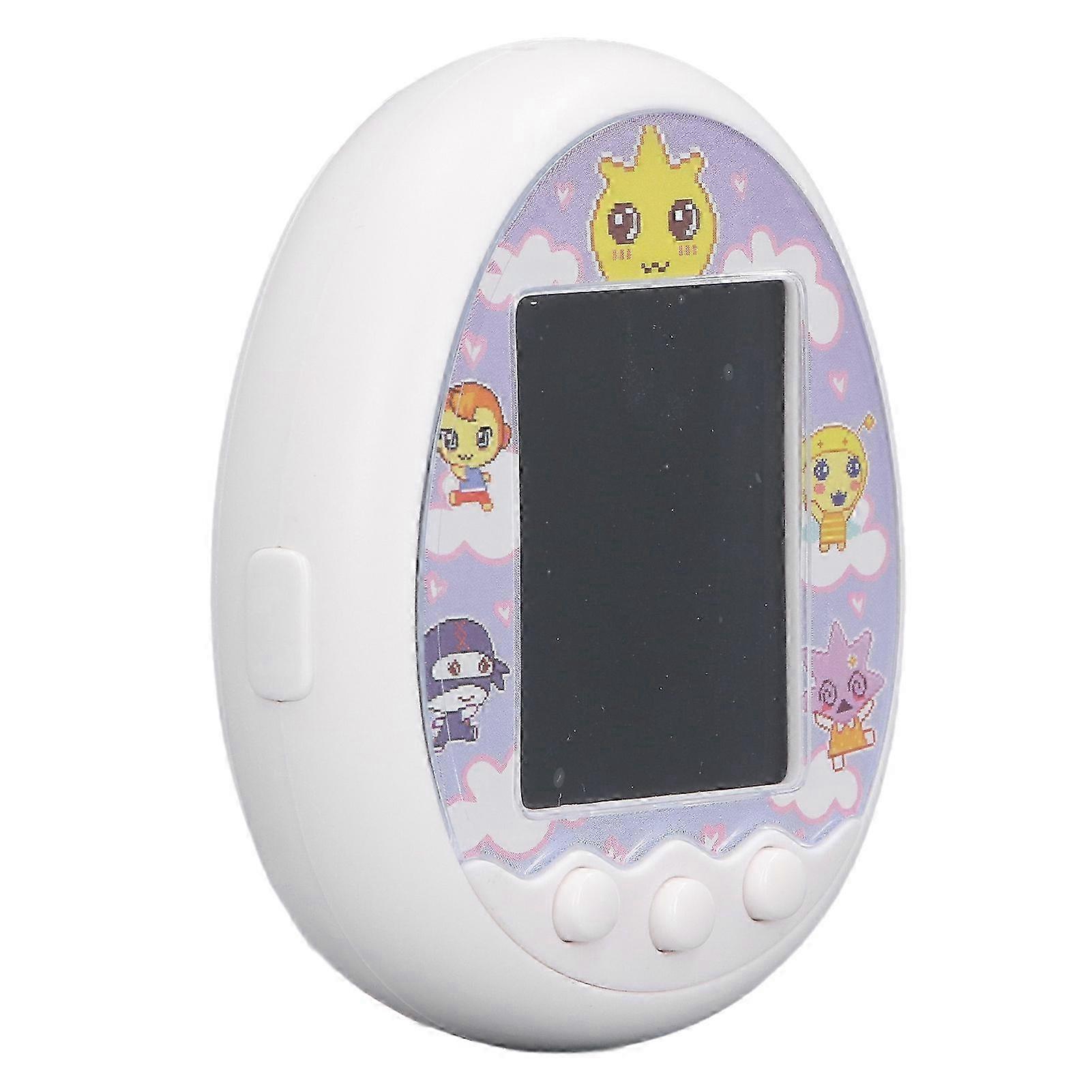 Digital Pet Game Machine Vintage Handheld Communication Device for Decompression White