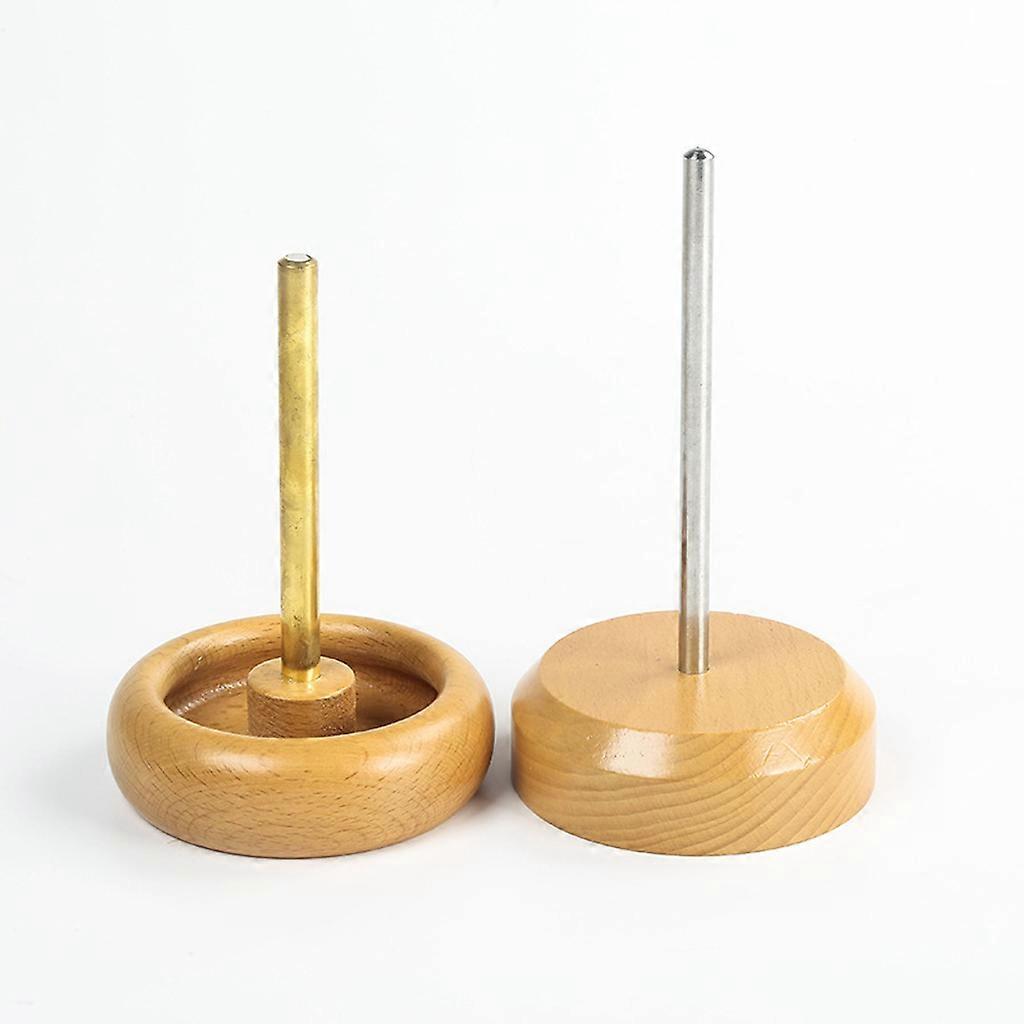 Multiple Holder Seed Beading Tools Wooden Bead Spinner for DIY Bracelet Making