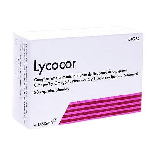 Lycocor fights stress 20 capsules