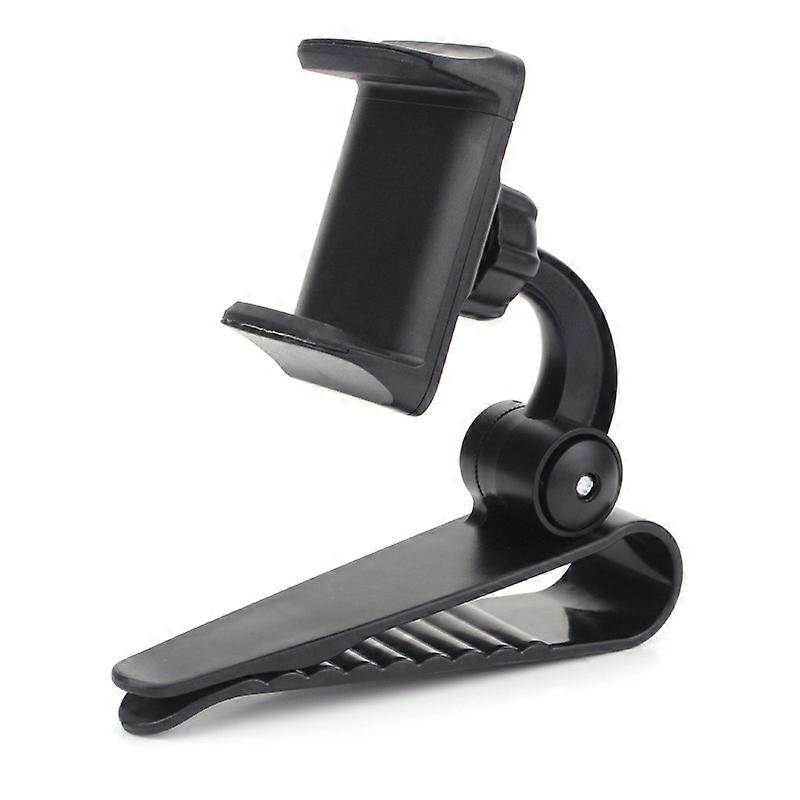 Universal Car Sun Visor Phone Holder 360 Degree Rotation Automobiles Navigation Mount Stand Clip Mobile Phone Bracket Accessory| |