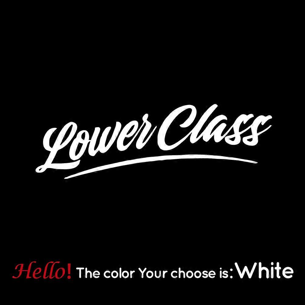 Cartoon lower class Vinyl Wrap Funny Sticker On Car Stickers And Decals Rear Window Vinyl Car Styling