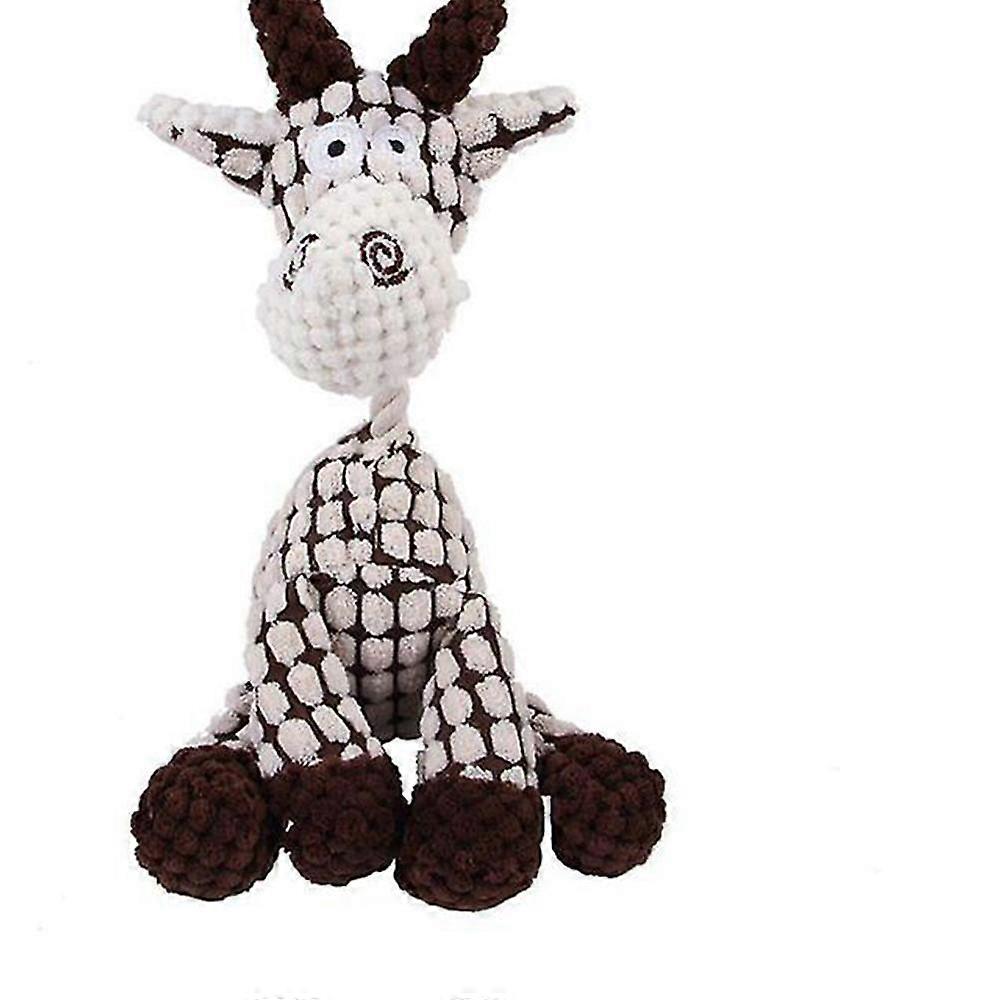 Funny Puppy Chew Squeaker Toy Squeaky Plush Molar Toys Pet Interactive Training Dog