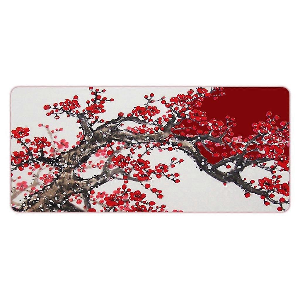 Gaming Mouse Pad Plum Blossom Desk Mat,Extended Large Laptop Computer Mousepad
