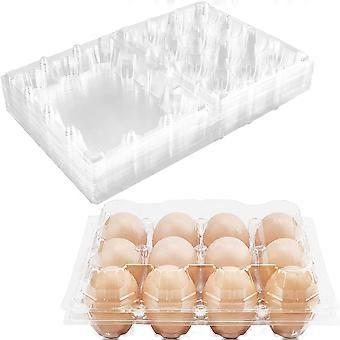 80-Pack Clear Plastic Egg Cartons – 12-Count Reusable Egg Trays For Farm, Market, Or DIY Gifts - View #10