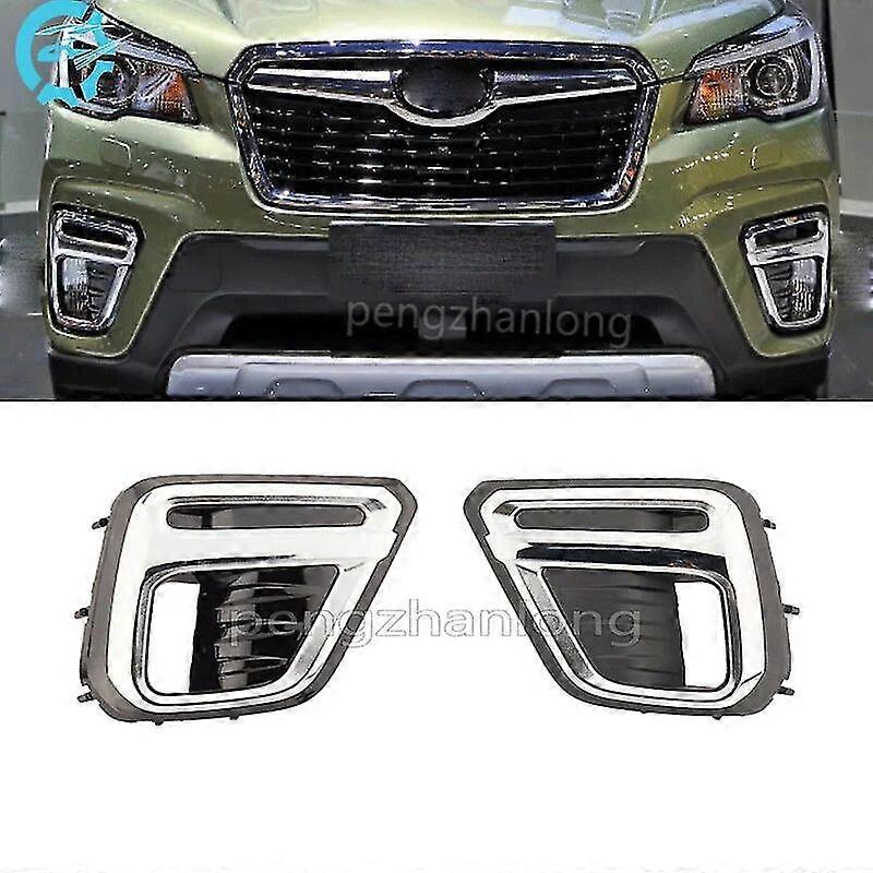 Fog Light Shell For Subaru Forester SK 2019 2020 2021 Front Fog Lamp Bezel Frame Cover Foglamp Trim Hood Cover