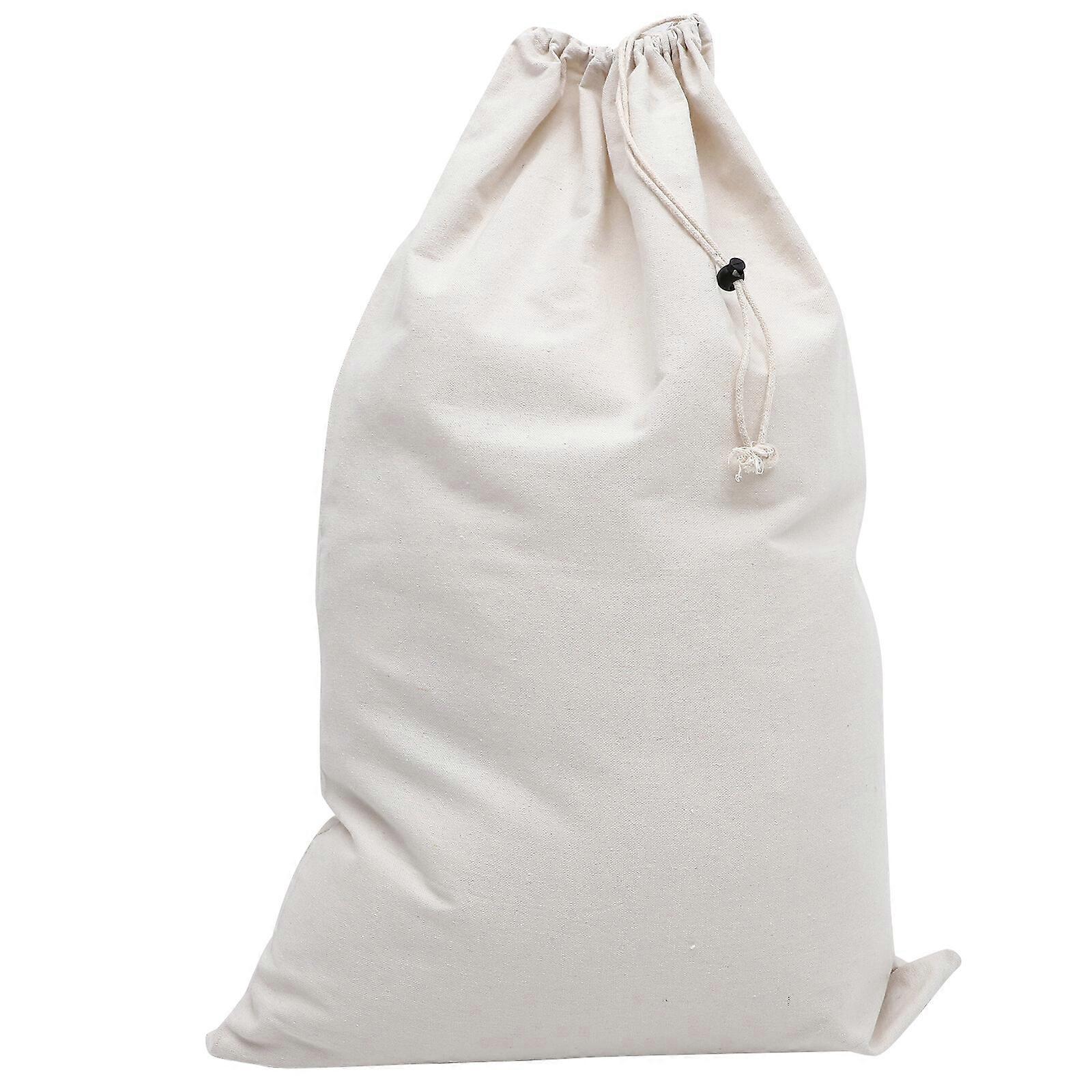 Large Canvas Laundry Bag Heavy Duty Large Laundry Bag Drawstring Clothes Bag
