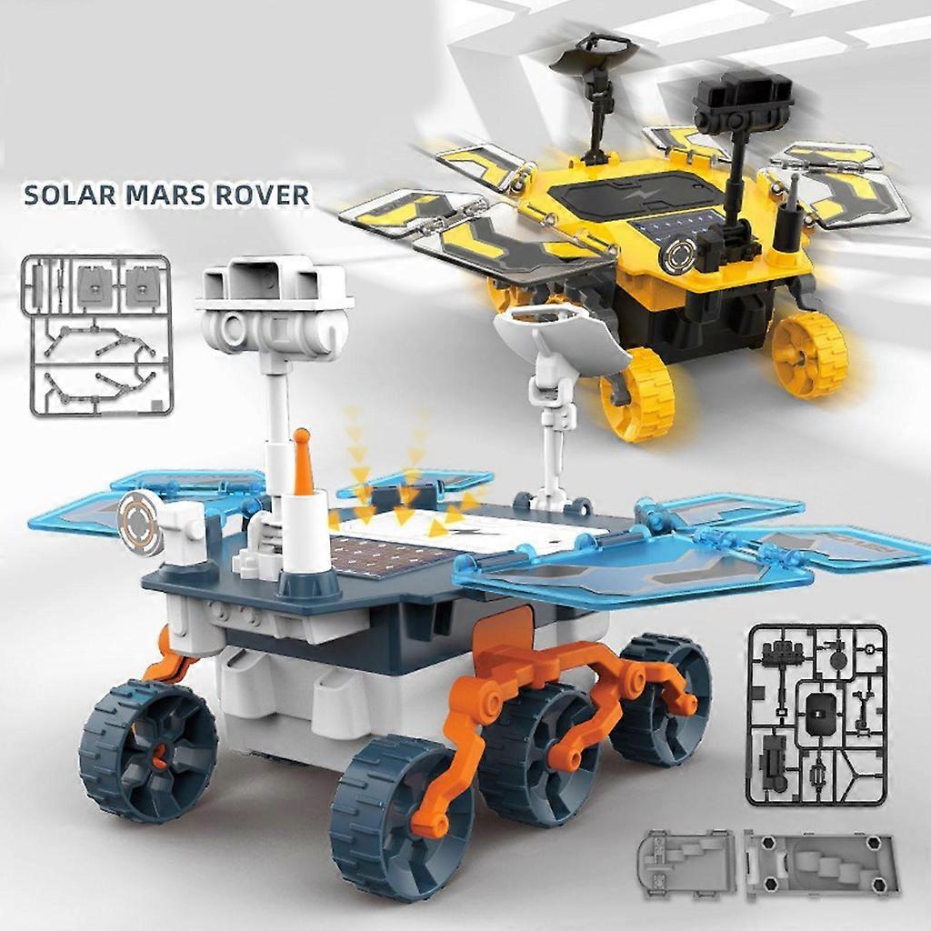 Solar Mars Rover Robot Mars Rover Toy Solar Panel Robotic Toy DIY ...