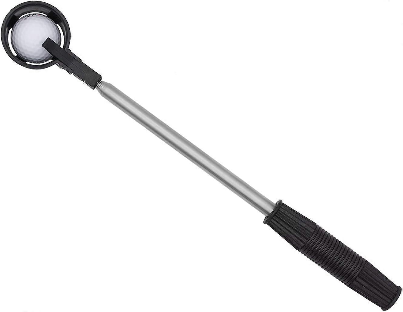 Portable Retractable Golf Ball Retriever Telescopic Scoop Saver Pick Up Automatic Locking Stainless Steel Shaft Tool