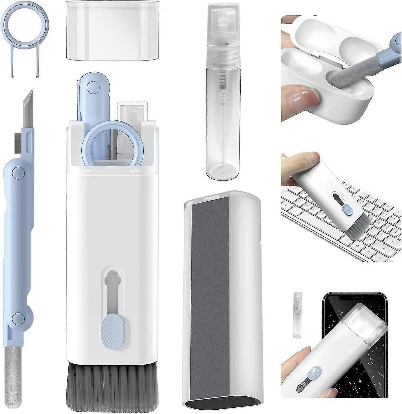 7-in-1 Electronics Cleaner Kit - Keyboard Cleaner Kit Portable Multifunctional Cleaning Tool