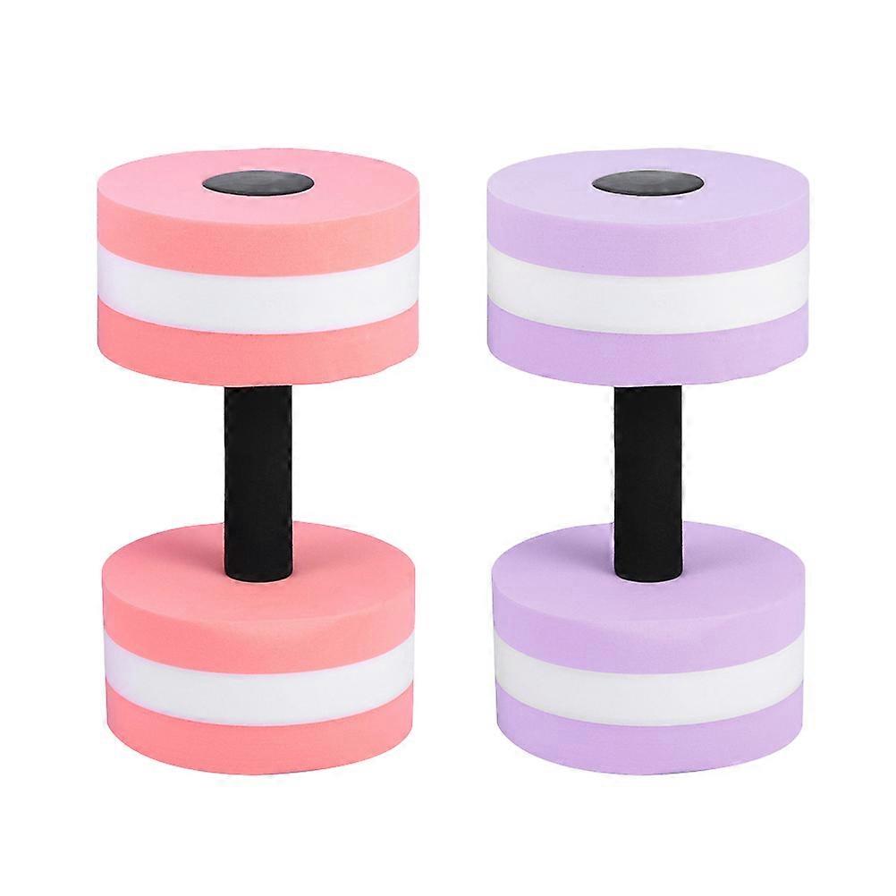 2 Pcs Dumbell Exercise Hand Bars Pool Dumbbells Foam Dumbbells Aquatic Hand Bar