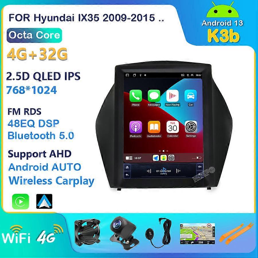 10.4 inch Android Car Radio multimedia Player For Hyundai Tucson 2 IX35 2009 - 2015 Head Unit Video Player Navigation GPS