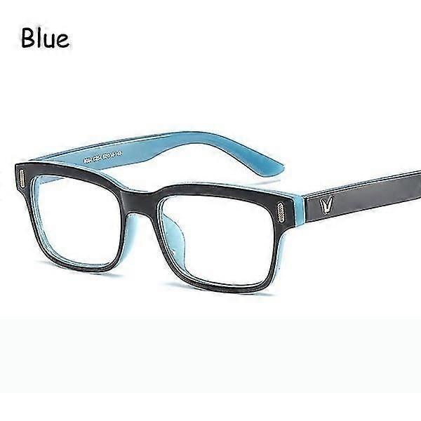 Retro Men's Classic Square Optical Glasses [blue]