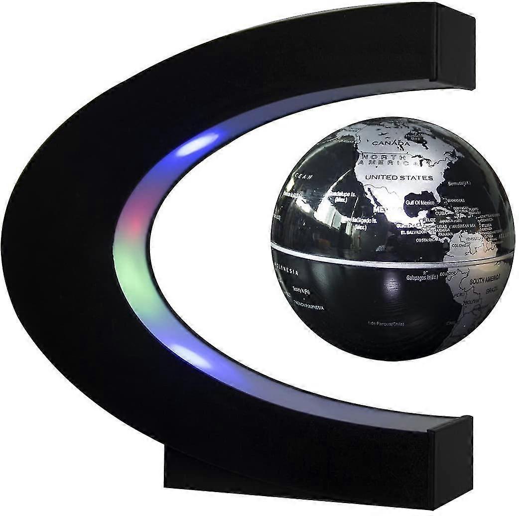 floating globe, led lamp desktop decoration world map