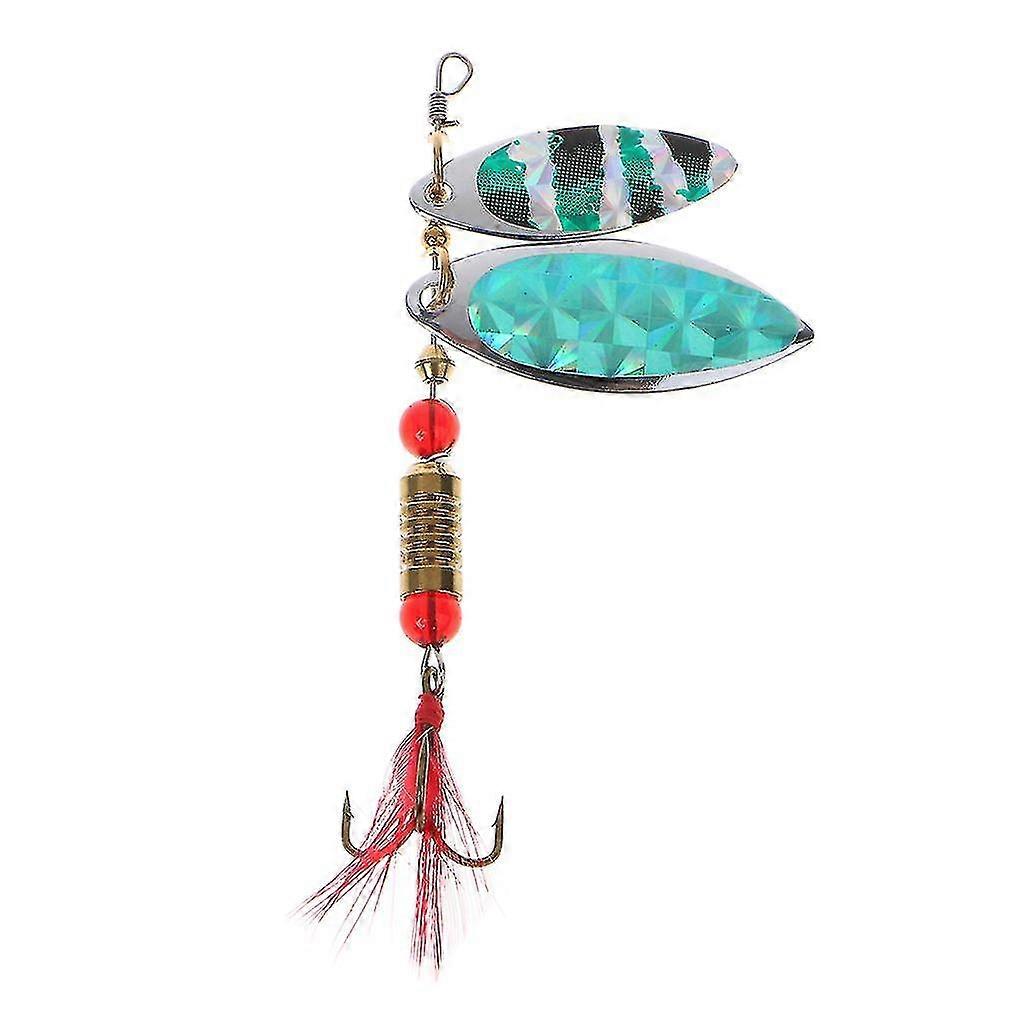 1pc Neue sinkende lebensechte Angelköder Paillette Tackle Treble Hook Spinner Köder