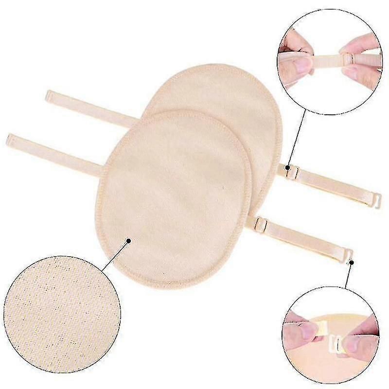 Reusable And Washable Underarm Sweat-absorbent Pad, Quick-drying Sweat-absorbent Pad, 2pcs