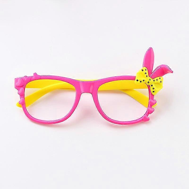 2 Pcs Rainbow Ear Kids Sunglasses For