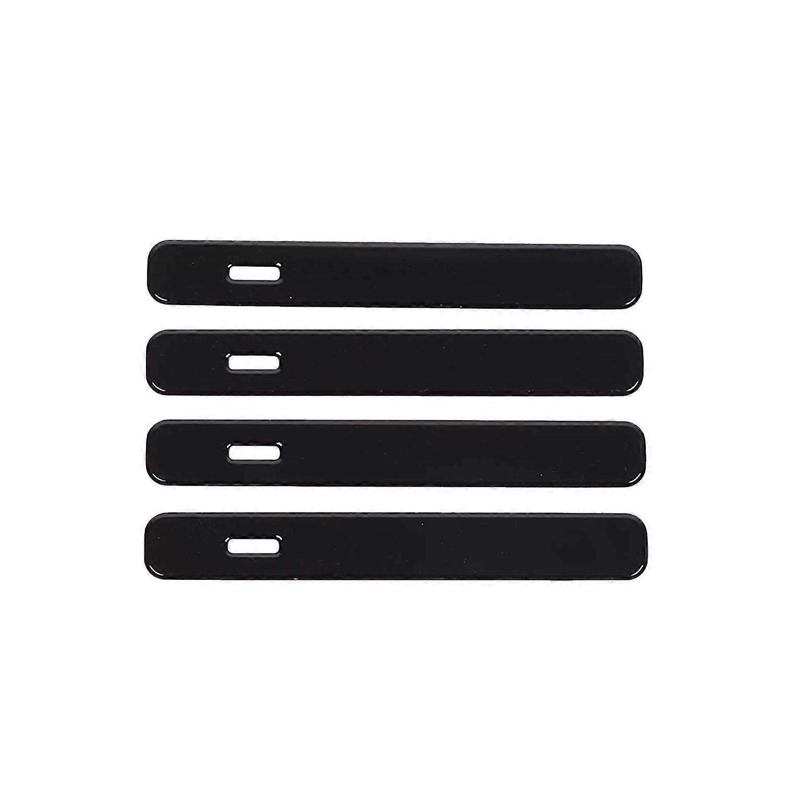 4 قطع غطاء مقبض الباب الجانبي الأسود اللامع لاند روفر رينج روفر فيلار 17-25