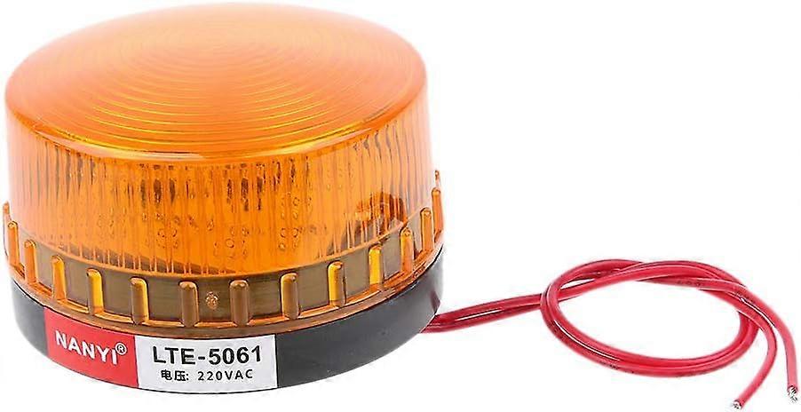 220V Flashing Beacon LED Warning Flashing Emergency Car Light 72mm