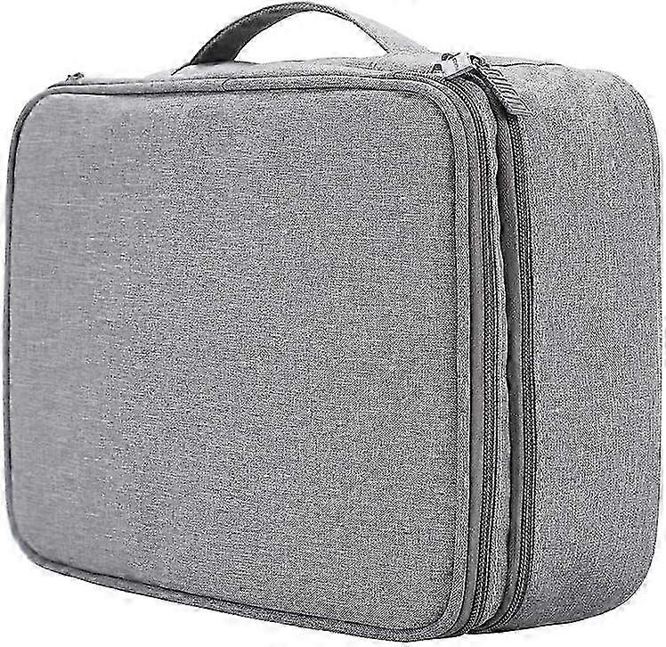 Extra Large Double Layer Travel Cable Organizer Bag, Portable Electronics Accessories Storage Case