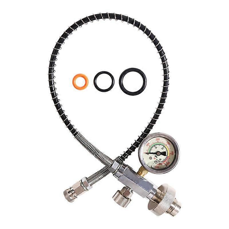 Aggiorna l'adattatore per adattatore di ricarica della stazione di rifornimento da 24 pollici da bombola subacquea con connettore DIN 232/300Bar pe...