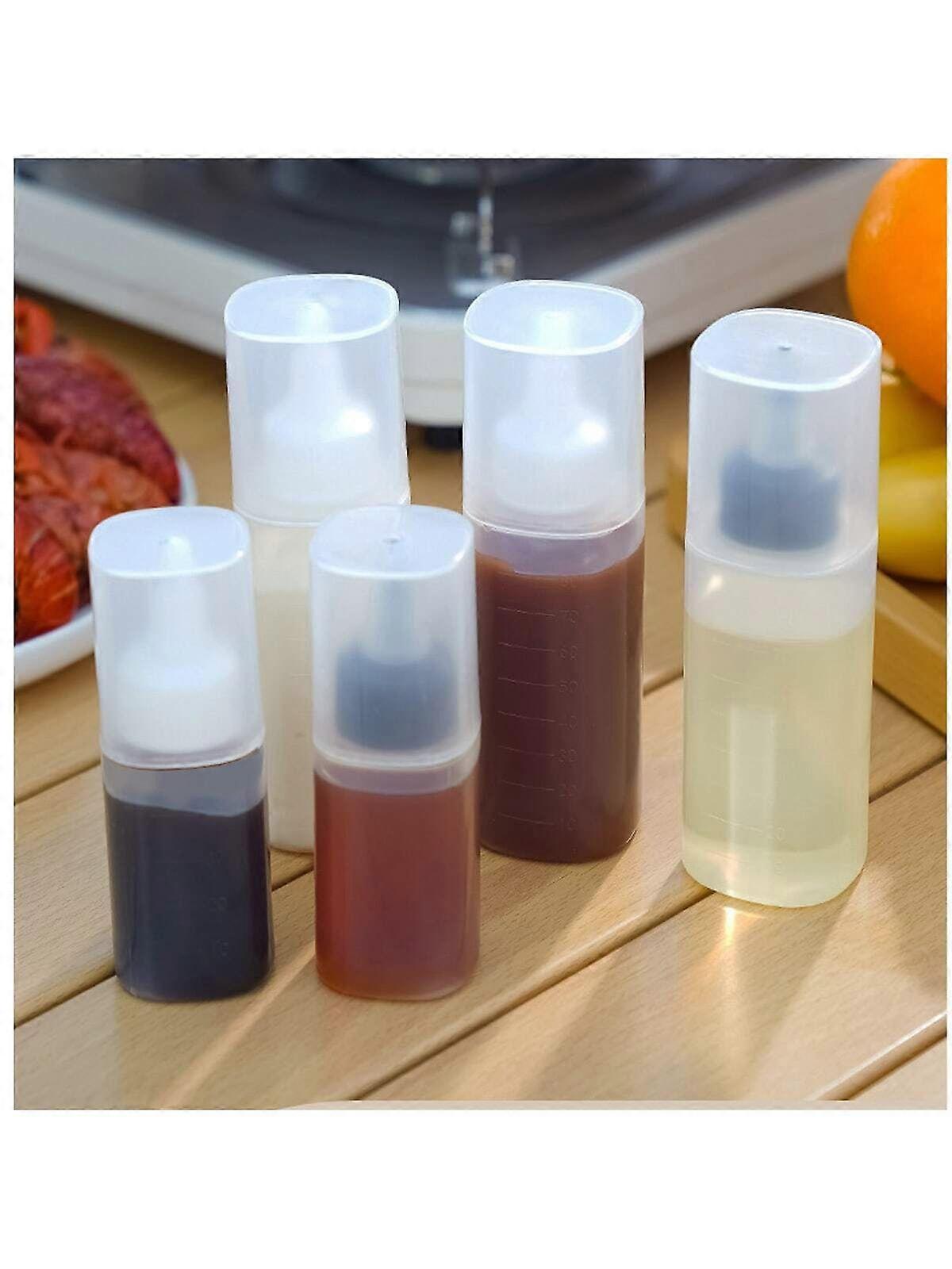 زجاجة صلصة صغيرة محمولة ، صلصة سلطة ضغط ، كاتشب ، موزع خارجي ، زجاجة بهارات متعددة الوظائف