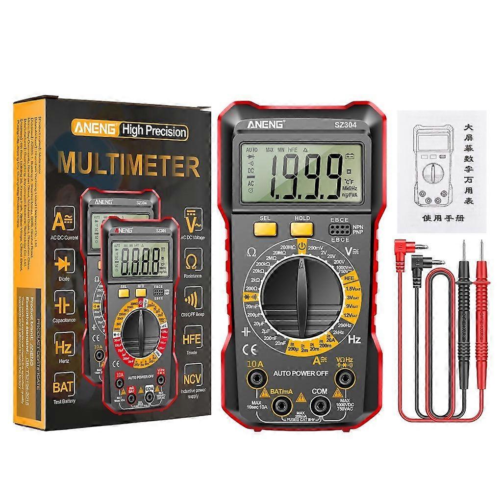 620V Voltajlı Temassız Voltaj Test Cihazı 4000Count Ekranlı Otomatik Test Cihazı