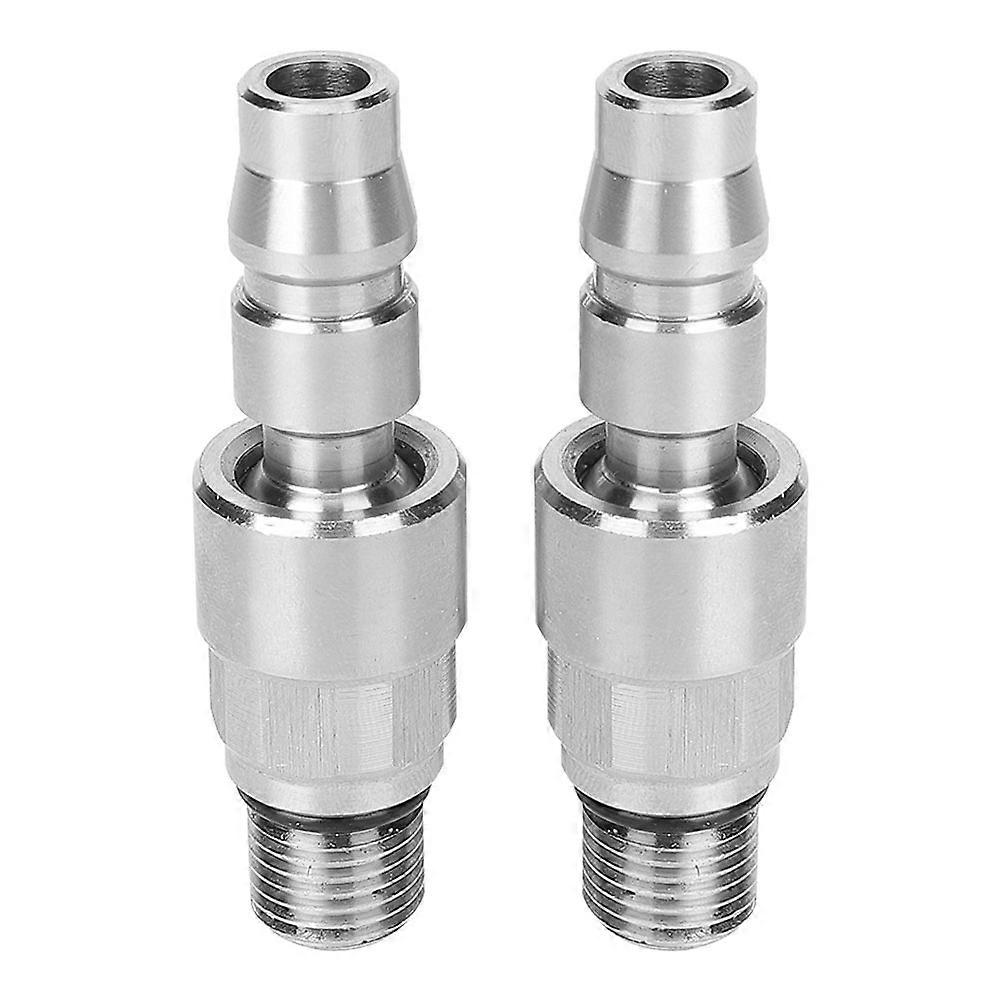 2 stks 1/4 inch BSPT buitendraad Japanse snelkoppeling luchtslang adapter connectorkits
