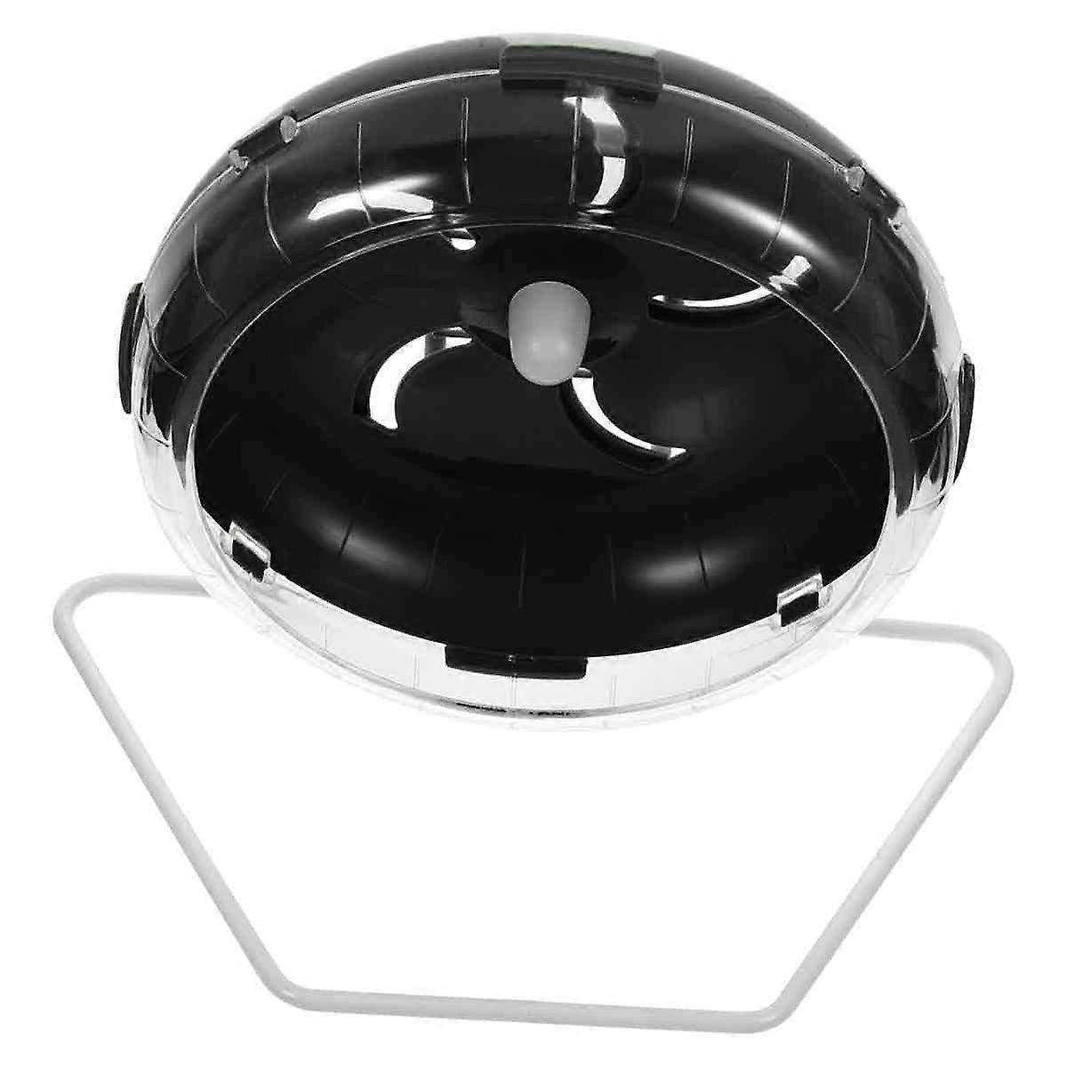 Silent rotating running wheel with stand for hamsters and gerbils