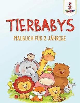 Tierbabys Malbuch fr 2 Jhrige