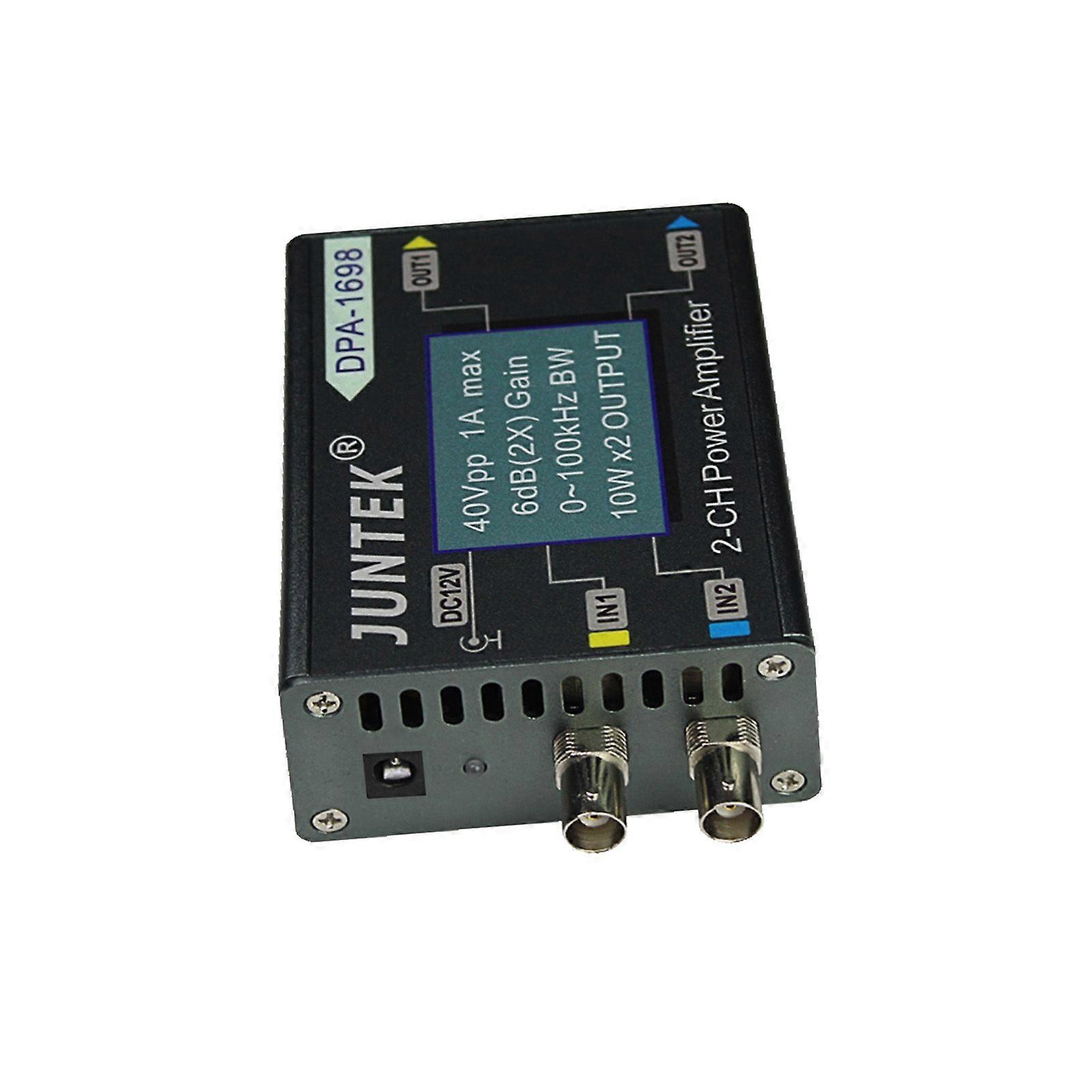DPA-1698 2-kanalig funktionsgeneratorförstärkare 0-100 kHz 10 W * 2 för DDS-signalgenerator