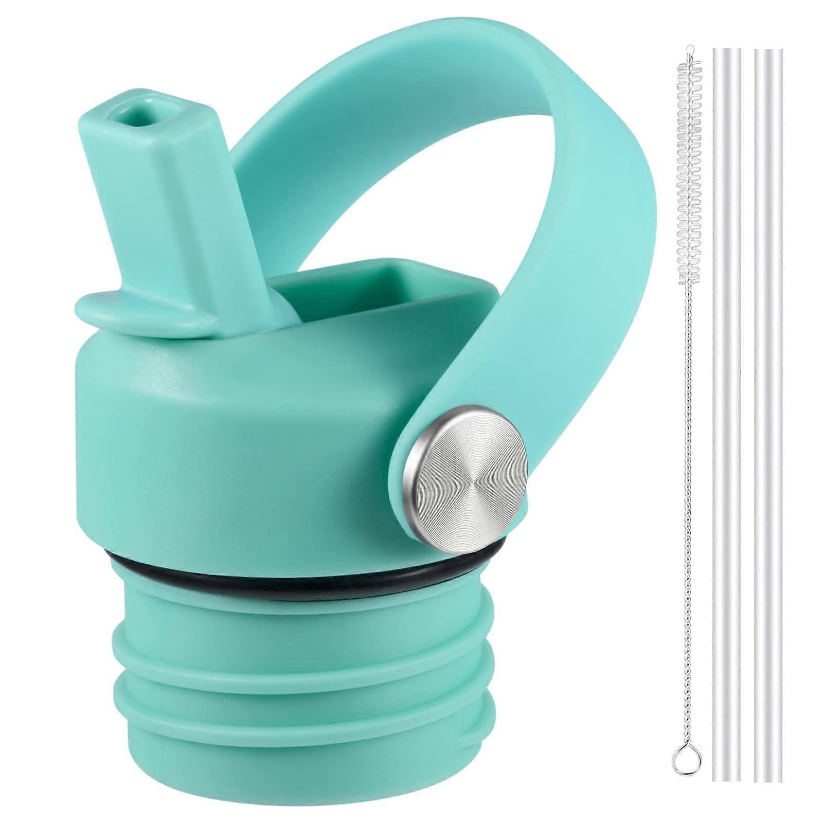 Straw Lid for 21-24 oz Standard Mouth Water Bottles, BPA-Free, Durable, Leak-Proof Design