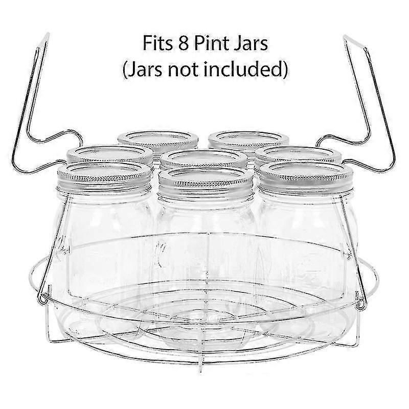 Canning Rack,Canning Jar Rack,Steamer Rack For Canning -Silver