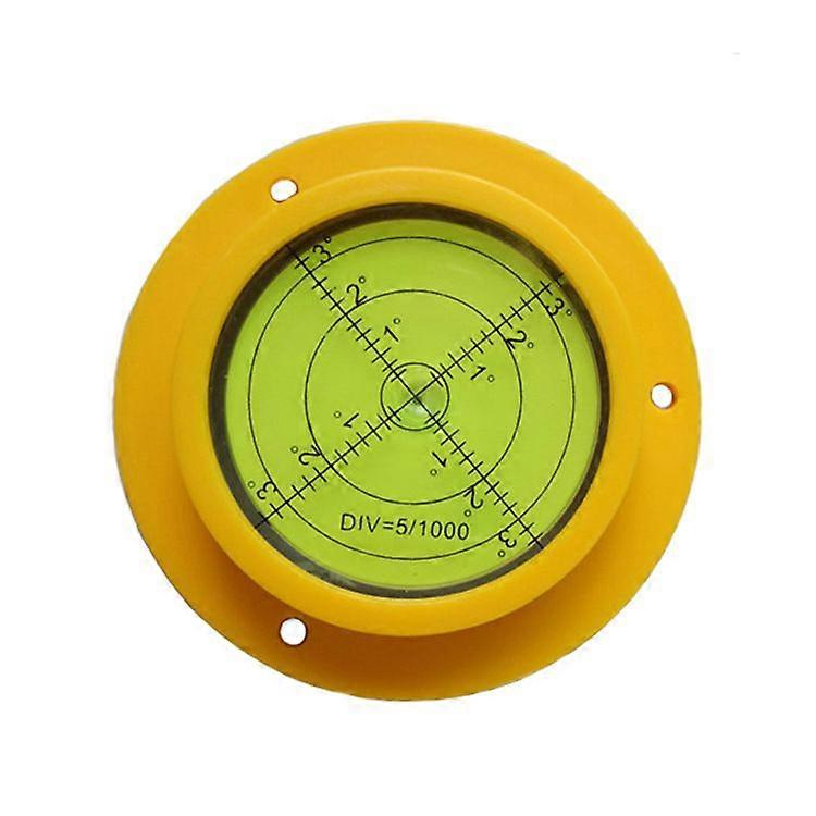 90mm Precision Round Spirit Level with Mounting Holes for Campervan