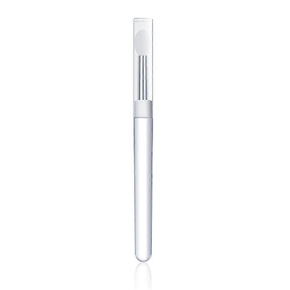 Silicone Lip Brush with Dust Cover Transparent Soft Skin Friendly Portable