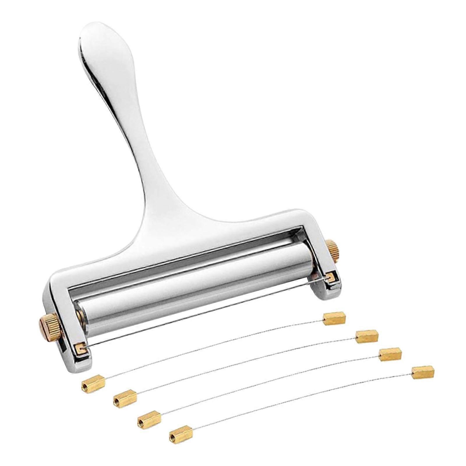 Cheese Slicer Adjustable Thickness Grater for Gruyere with 4 Cutting Wires