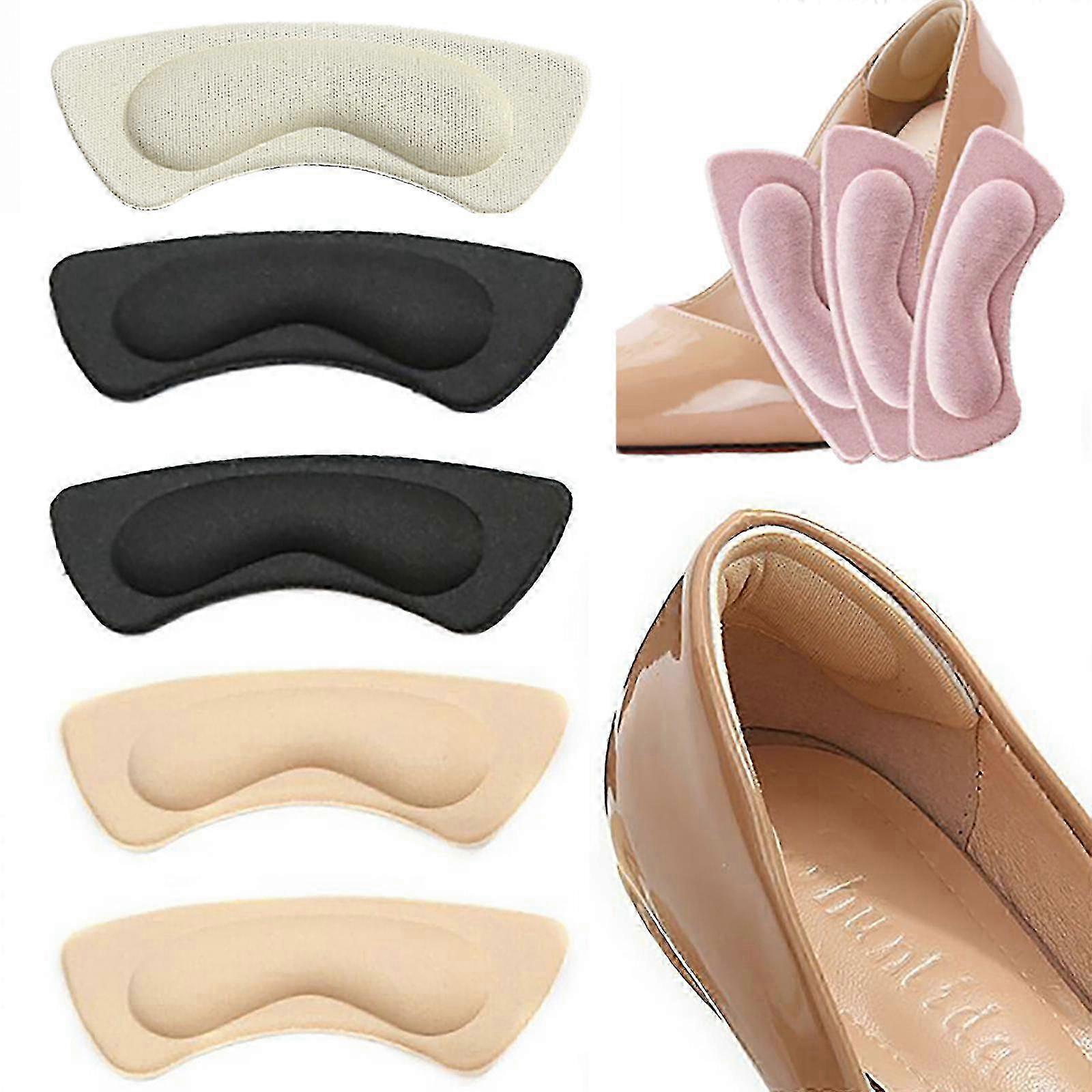 Heel Grips for Loose Shoes, Anti-Slip Cushion Inserts Prevent Blisters, Secure Fit & Comfort