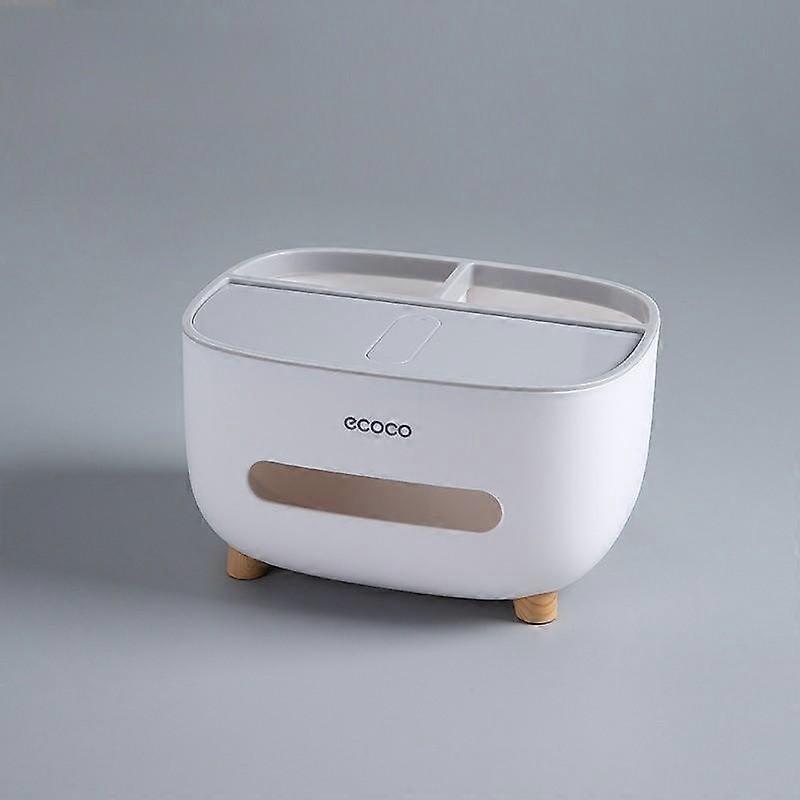 Yikeke Paper Box Home Living Room Office Tea Table Creative Multi Functional Remote Control Desktop Storage Tissue Mobile Phone Holder Box