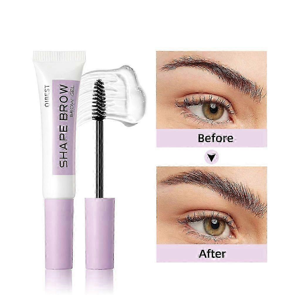 Super Lock Brow Glue Eyebrow Gel, Lightweight Brow Gel for Up To 24HR Hold, Clear Waterproof & Long Lasting Eyebrow Glue Brow Gel for Natural Brow