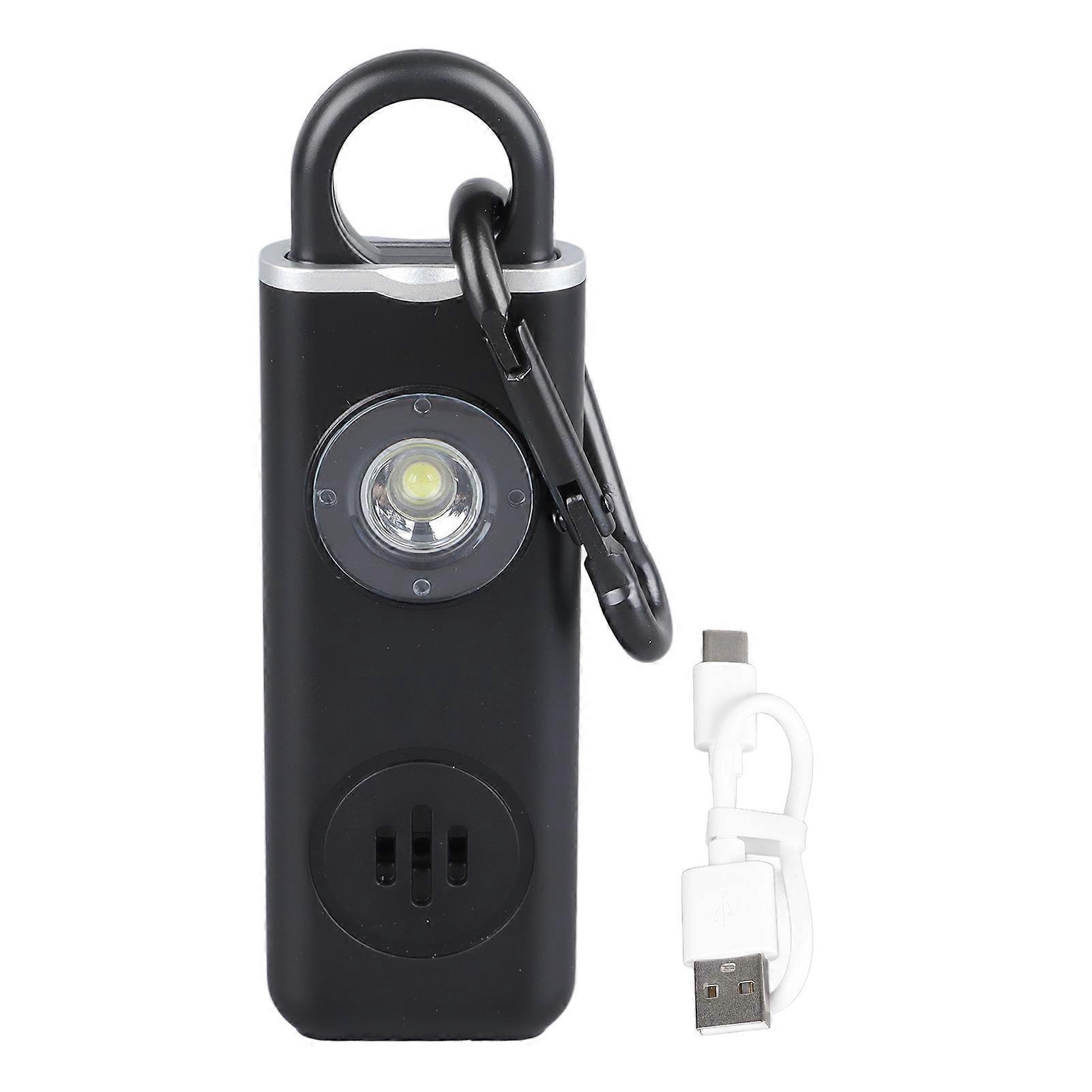130dB Personal Safety Alarm Keychain - Loud Self Defense Siren, LED, Portable & Durable