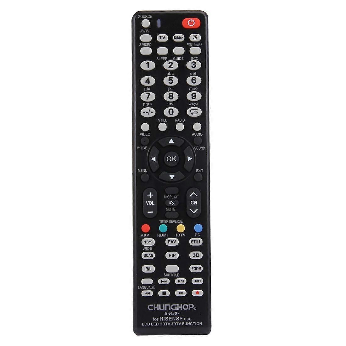 CHUNGHOP E-H907 Universal Remote Controller for HISENSE LED LCD HDTV 3DTV
