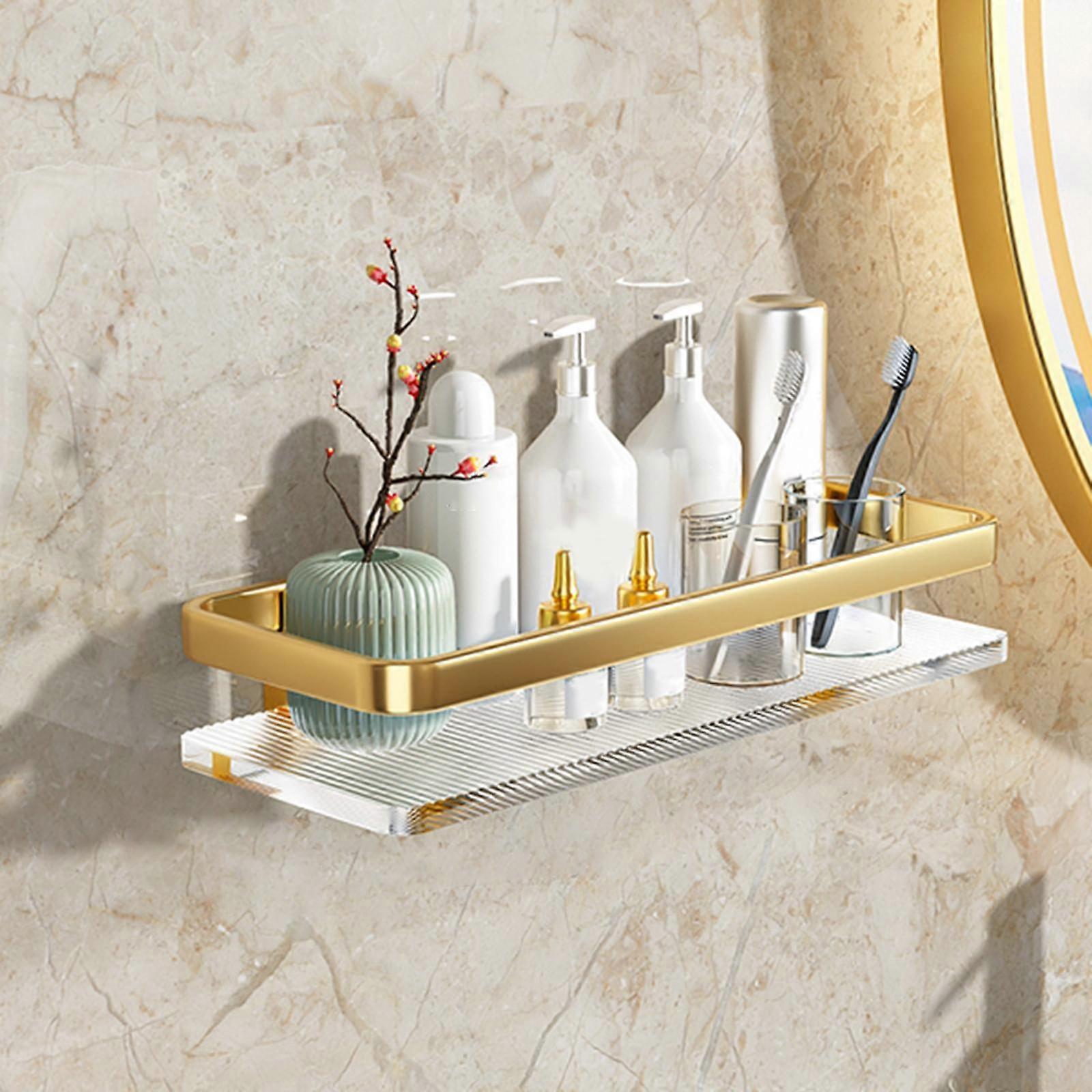 Bathroom Floating Shelf Wall Mounted Holder for Kitchen Bathroom