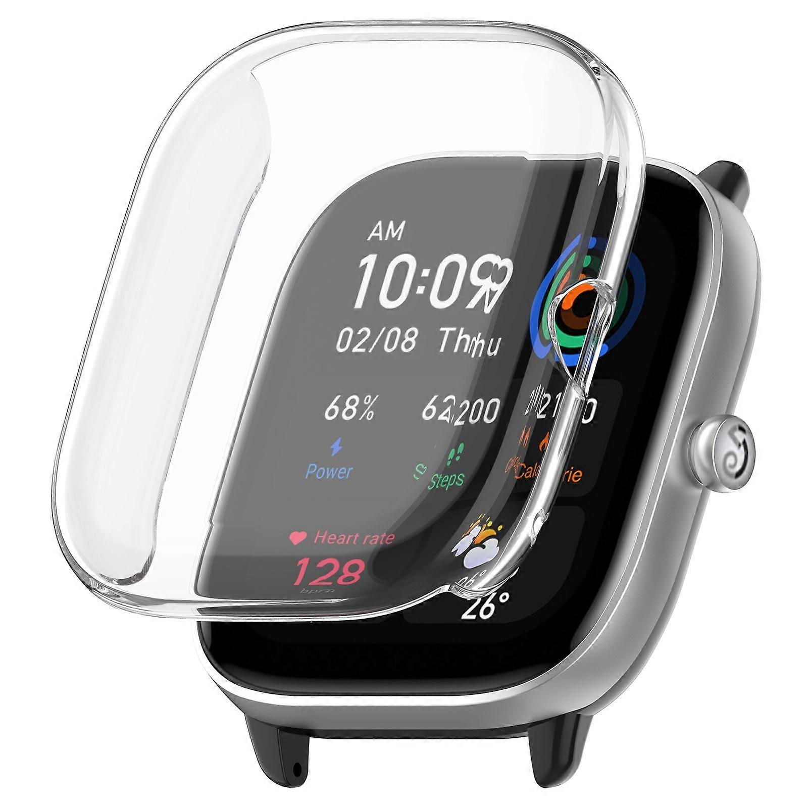 For Amazfit GTS4 Mini Full Coverage TPU Electroplating Watch Protective Case