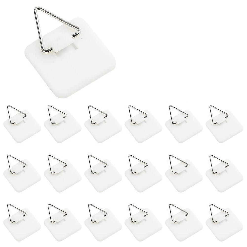 Plate Hanger Adhesive Wall Hanger Square Self Adhesive Hooks Sticky