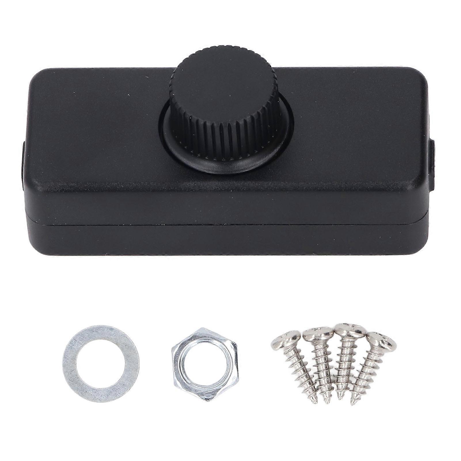 Adjustable Dimmer Switch Smooth Flicker-Free Performance 220V Compatible Silicon Controlled Design Durable Easy Installation for Lighting Contro