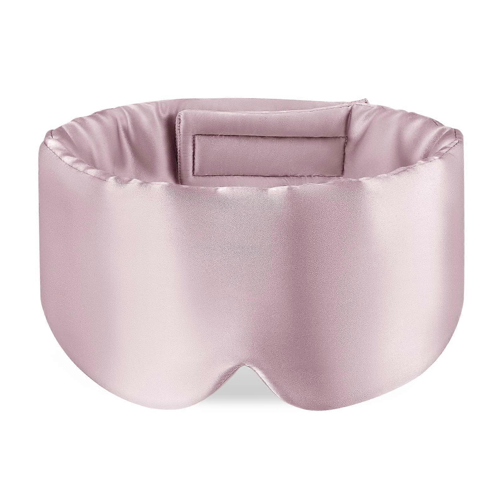 Mulberry Silk Sleep Mask for Travel, Full Size Luxury Eye Mask for Afternoon Naps, Soft Comfortable Design