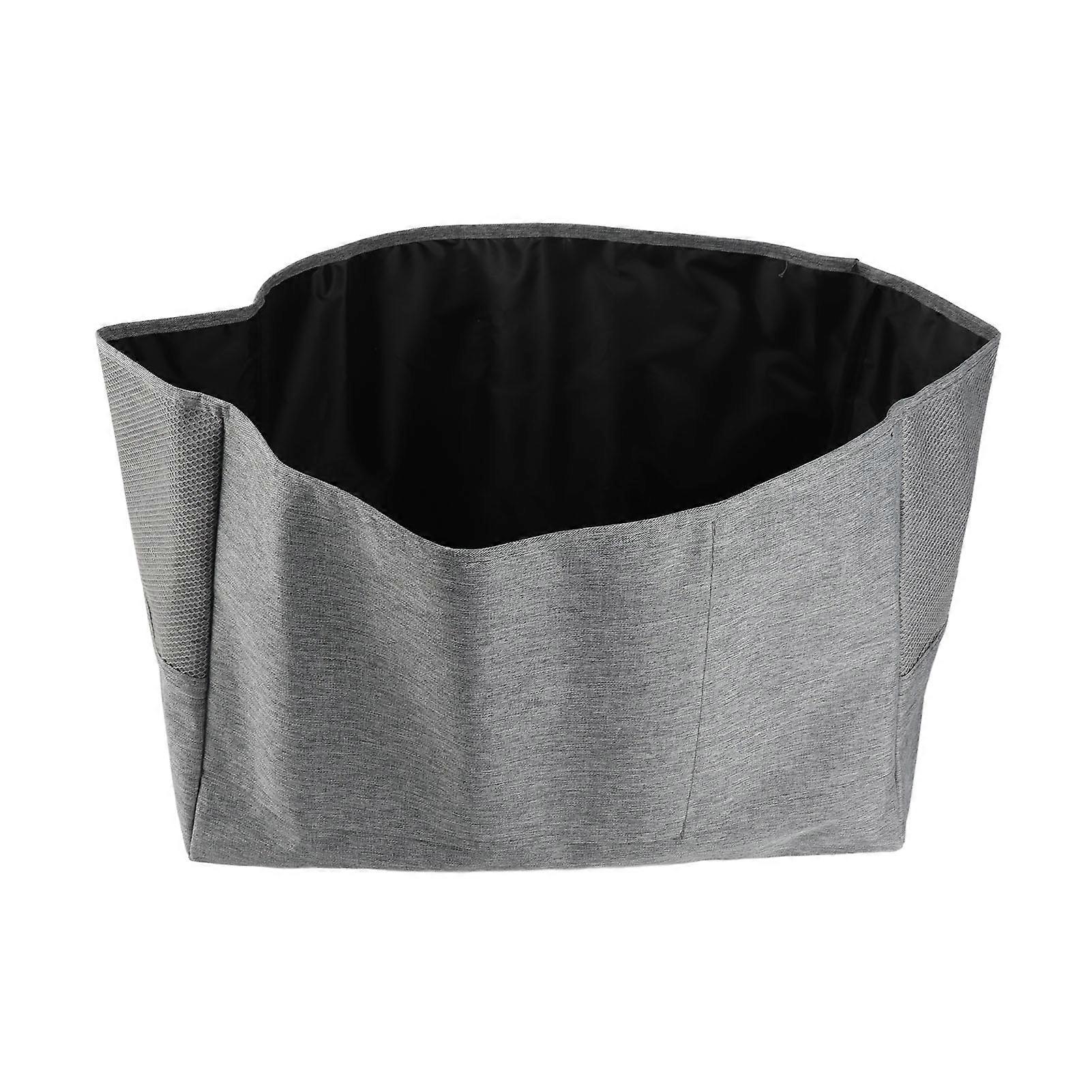 Sewing Machine Dust Cover 3 Layer Foldable Polyester Sewing Machine Protective Cover for Most Standard Sewing Machine Grey